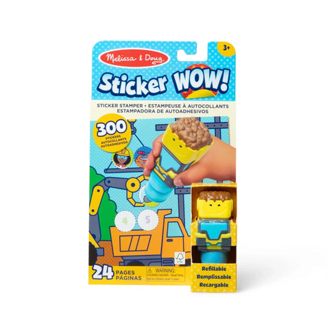 Sticker Wow! Activity Pad & Sticker Stamper- Bulldozer