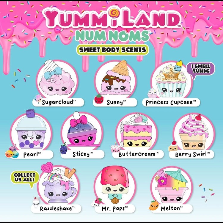 Yummiland Num Nom Body Scents Assortment- PDQ