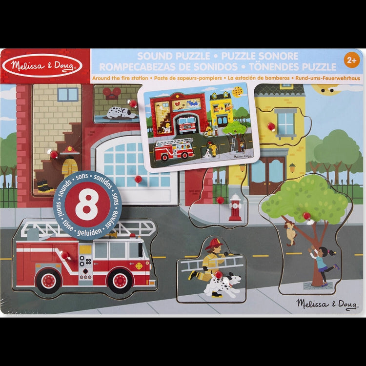 Around The Fire Station Sound Puzzle- 8 Pieces