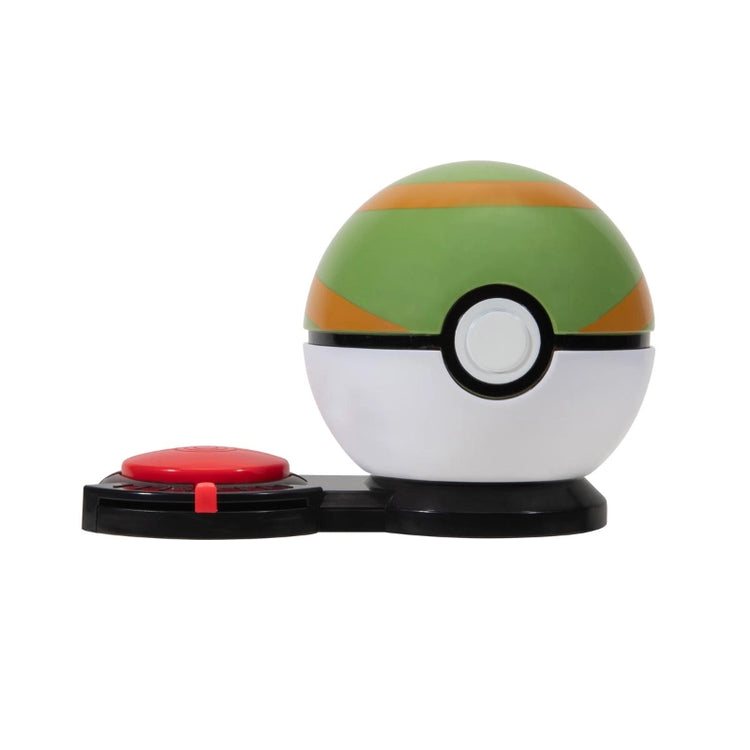 Pokemon Surprise Attack Poke Ball Battle Game Single Pack- Trapinch with Nest Ball