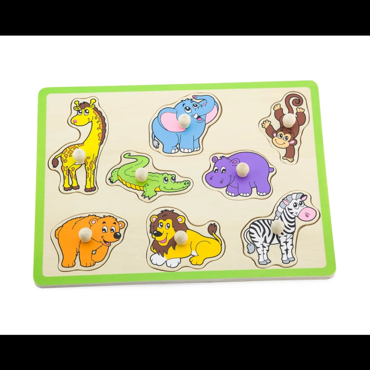 Flat Puzzle- Wild Animals