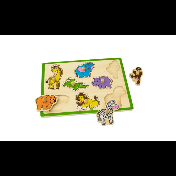 Flat Puzzle- Wild Animals