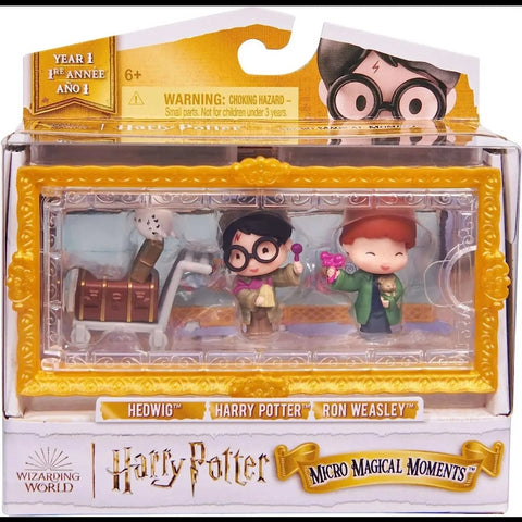 Wizarding World Collectible Multi Pack Harry, Ron & Hedwig with cart