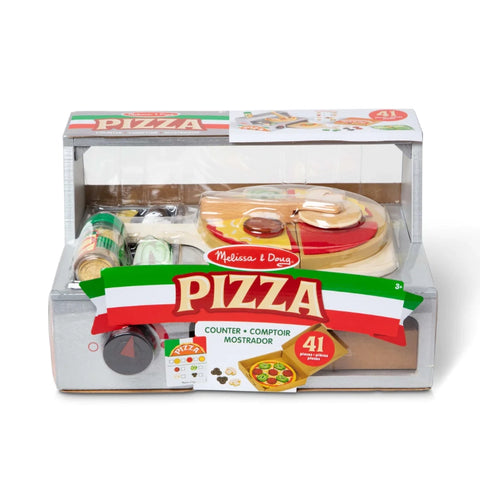 Top & Bake Pizza Counter- Wooden Play Food