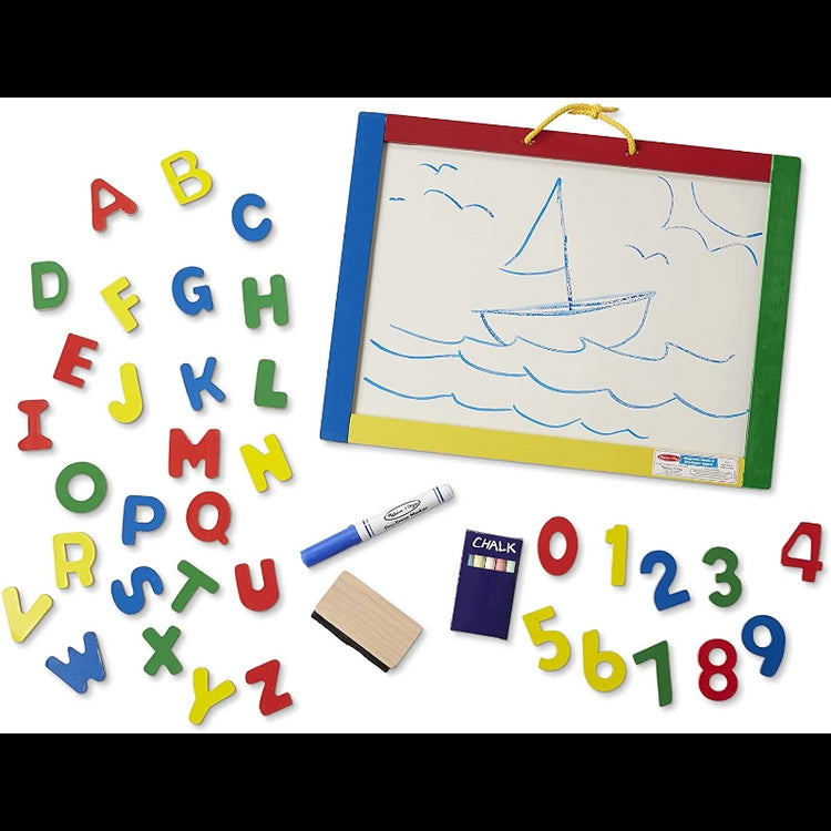 Magnetic Chalkboard and Dry-Erase Board