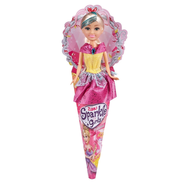 Sparkle Girlz Princess Doll In A Cone
