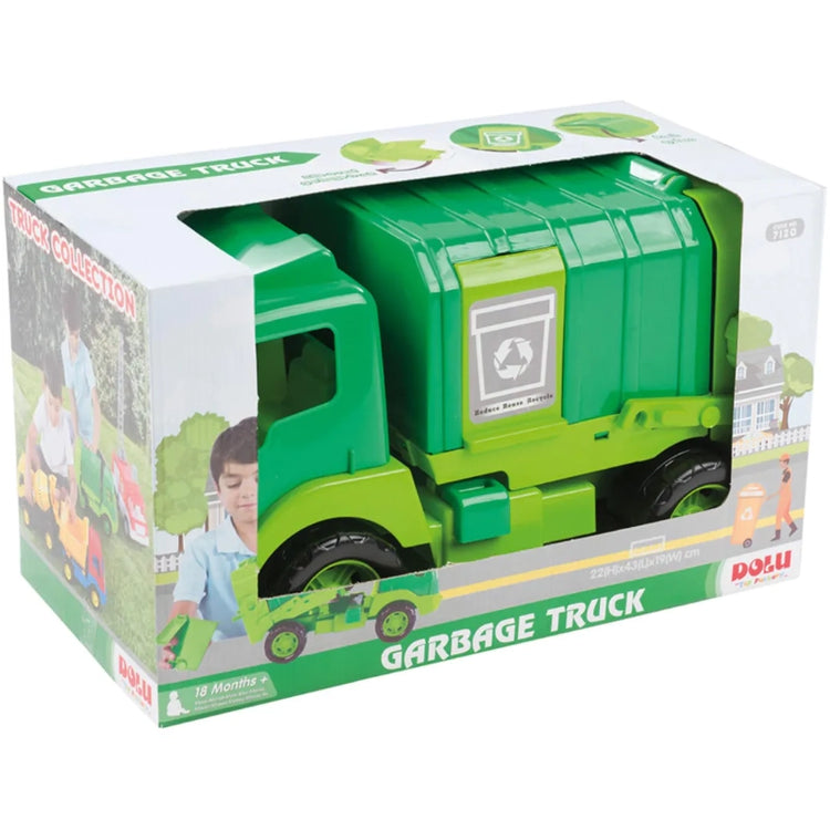 Garbage Truck in Window Box 43 cm