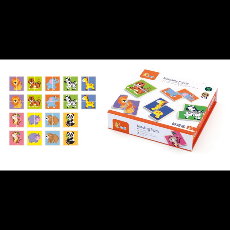Wild Animals Matching Puzzle