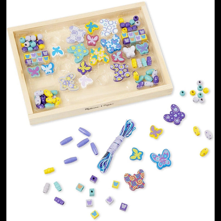 Created by Me! Butterfly Beads Wooden Bead Kit