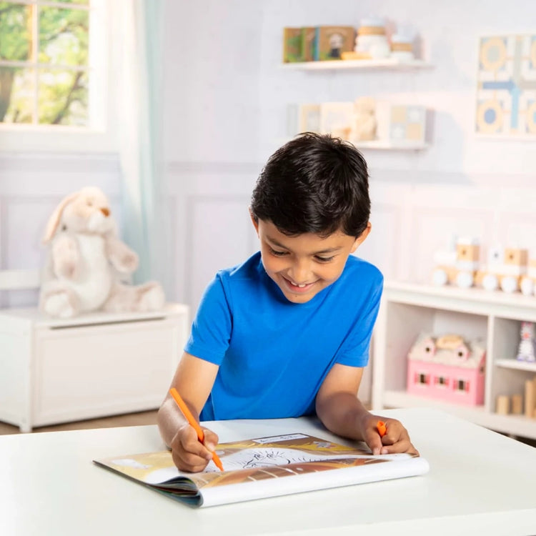 ABC Dot-to-Dot Coloring Pad- Farm