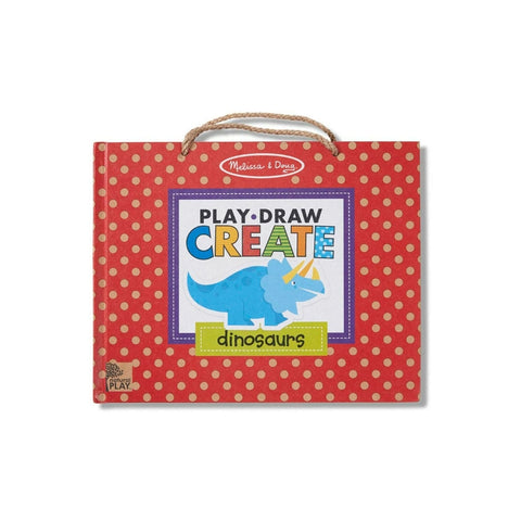 Natural Play: Play, Draw, Create Reusable Drawing & Magnet Kit– Dinosaurs