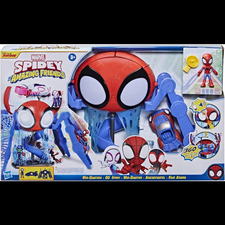 Spidey and His Amazing Friends Web-Quarters Playset