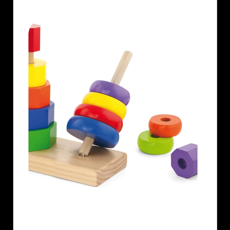 Wooden Geometric Stacker