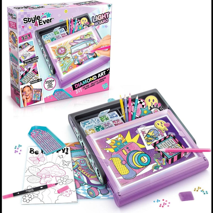 Diamond Art 3 in 1 LED Case