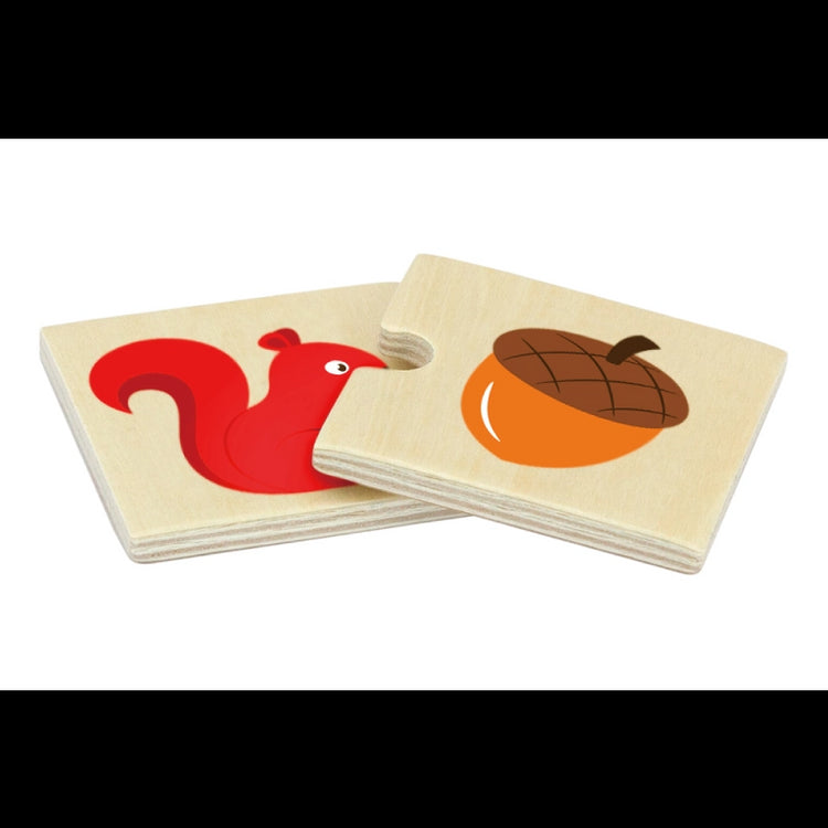 Animals Feeding Puzzle Set