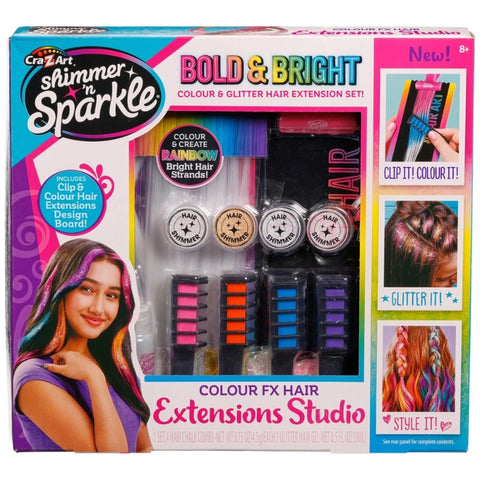 Shimmer 'n Sparkle Color FX Hair Extensions Studio