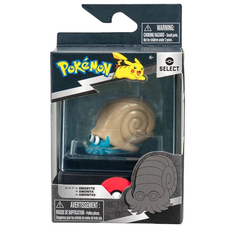 Pokemon Select Figure with Case- Omanyte