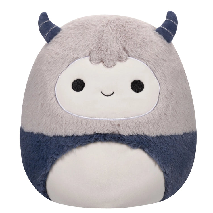 Squishmallows- Medium Plush 12" Fuzzamallows Horace the Grey and Blue Yeti