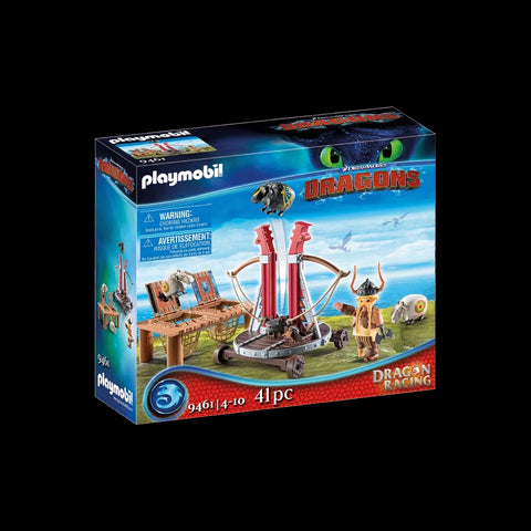 Dragon Racing: Gobber the Belch with Sheep Sling- 41 Pcs