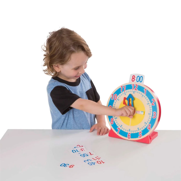 Turn & Tell Wooden Clock