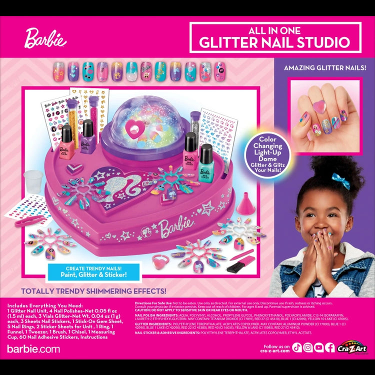 Barbie Glitter & Shine Nail Studio