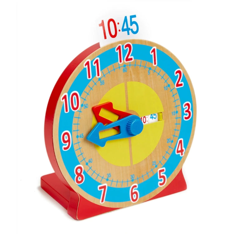 Turn & Tell Wooden Clock