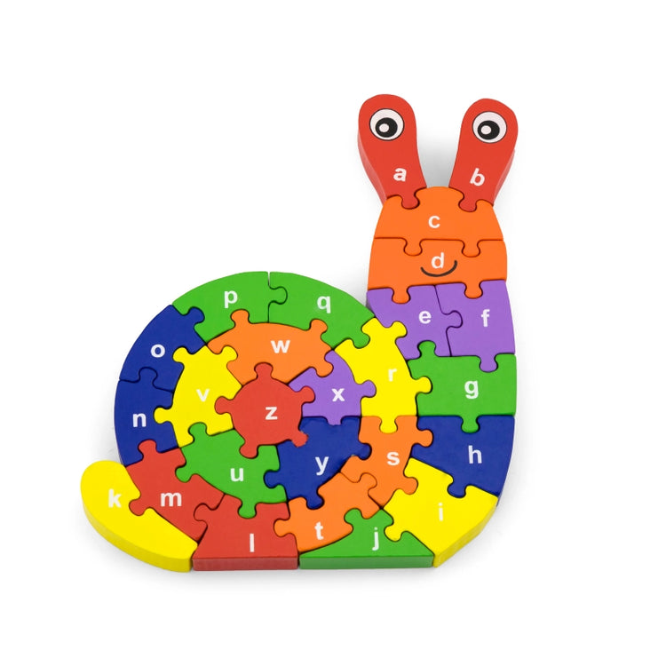 Wooden 3D Snail Puzzle