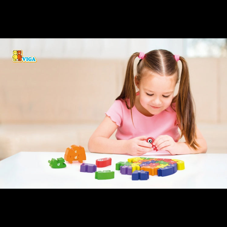 Wooden 3D Snail Puzzle
