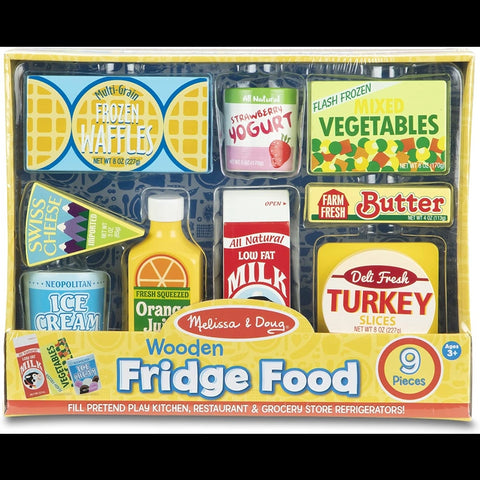 Fridge Food Set- Wooden Play Food