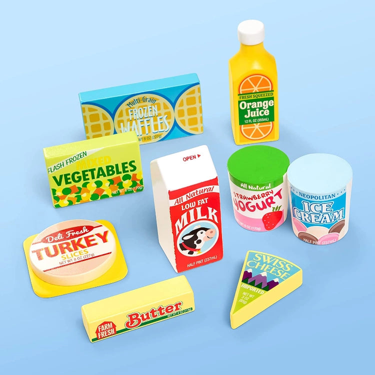 Fridge Food Set- Wooden Play Food