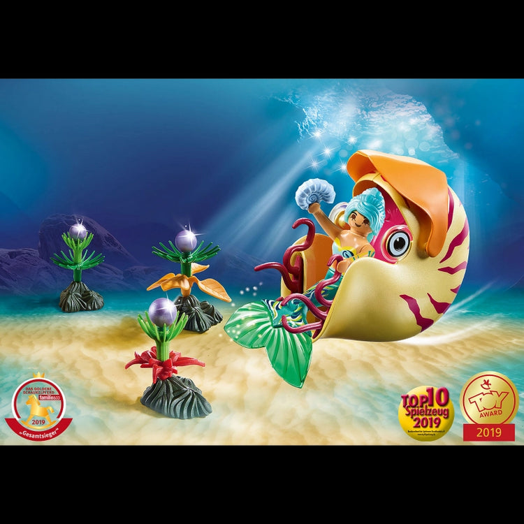 Mermaid with Sea Snail Gondola- 23 Pcs