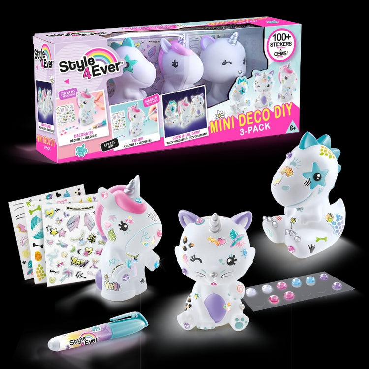 Style 4 Ever Mini Deco DIY 3-Pack
