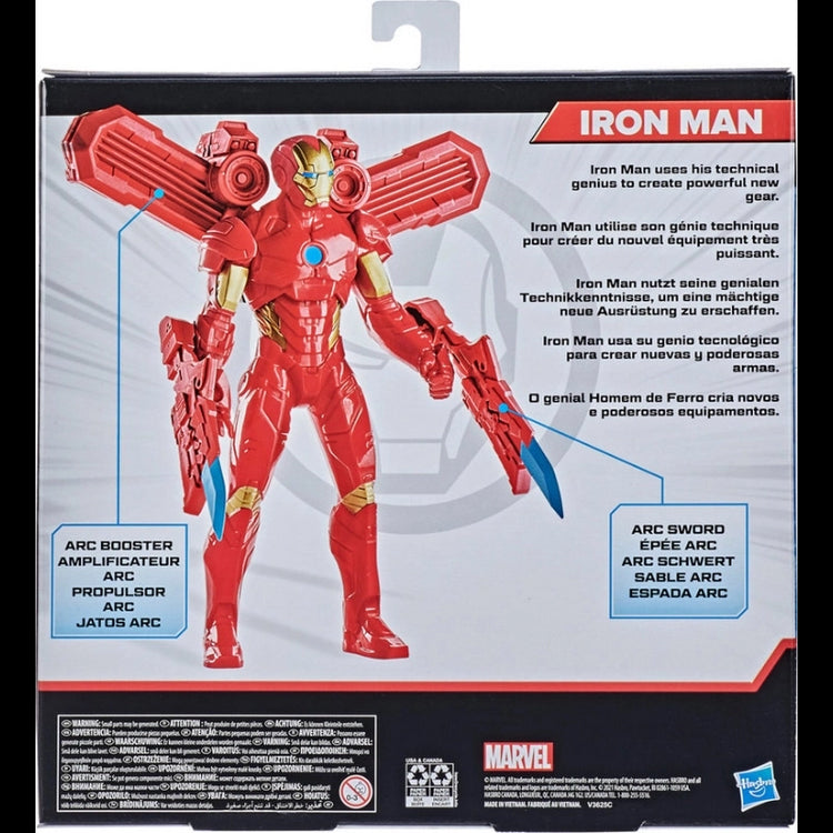 Hasbro Marvel Iron Man Figure with Gear- 9.5-Inch