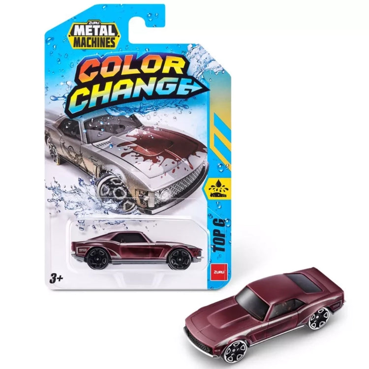 Metal Machines Standard Series 4 Color Change Car (1 pack)- 30 Pcs