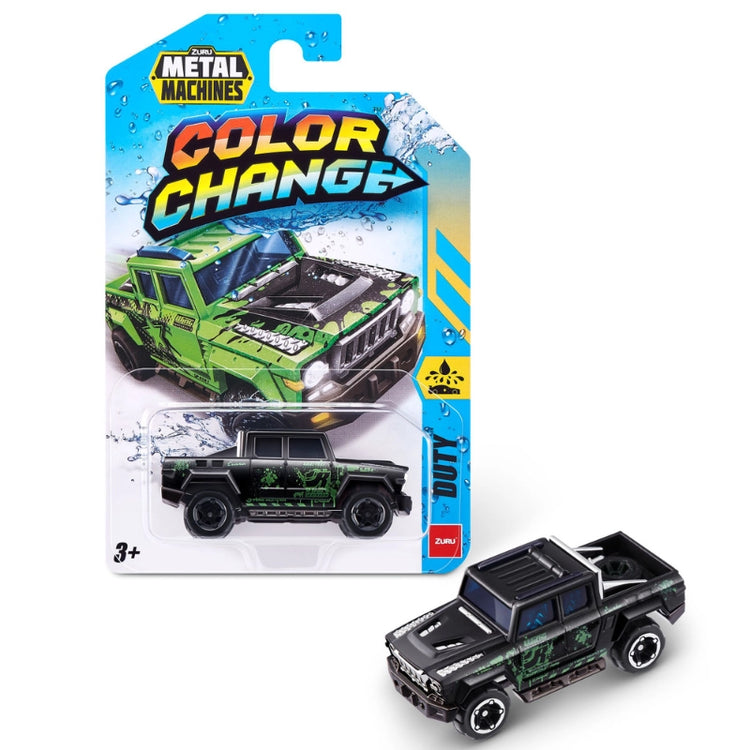 Metal Machines Standard Series 4 Color Change Car (1 pack)- 30 Pcs