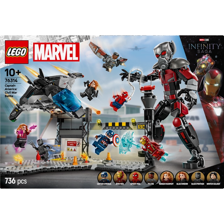 Captain America: Civil War Action Battle- 736 Pcs