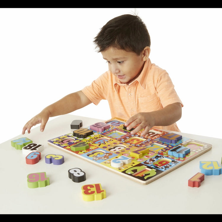 Jumbo Numbers Chunky Puzzle