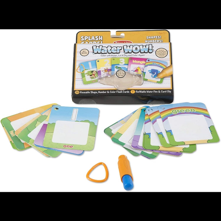 Water Wow! Number, Color, Shape Cards