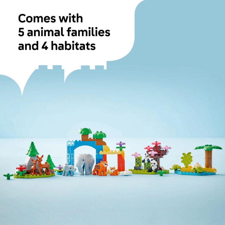 3in1 Wild Animal Families - 92 Pcs