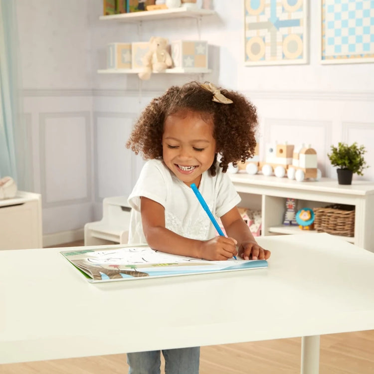 123 Dot-to-Dot Coloring Pad- Pets