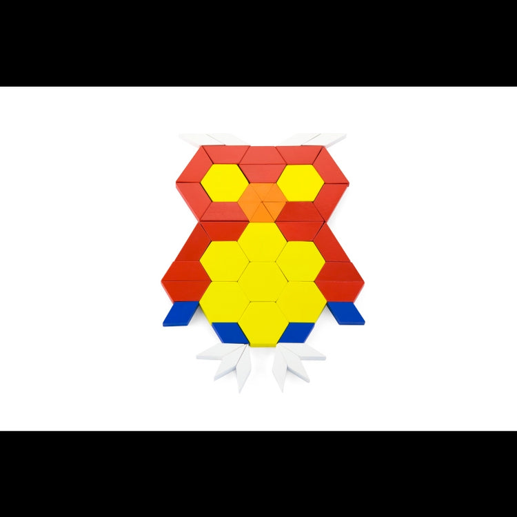 Wooden Geometric Shape Blocks- 250 Pcs