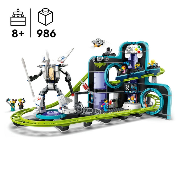 Robot World Roller-Coaster Park- 986 Pcs