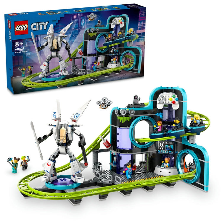 Robot World Roller-Coaster Park- 986 Pcs