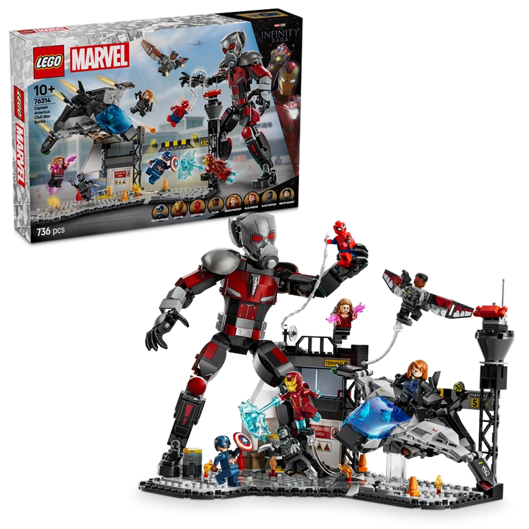 Captain America: Civil War Action Battle- 736 Pcs