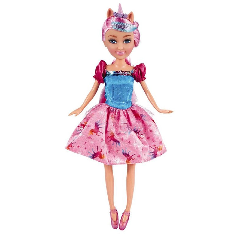 Sparkle Girlz Unicorn Princess Doll In A Cone Asst