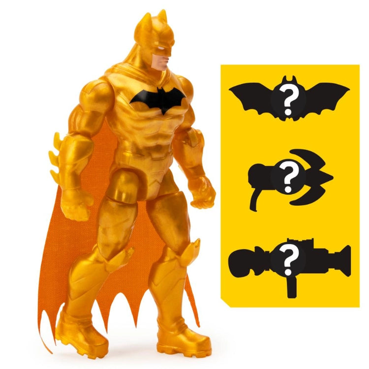 DC Batman, 4-Inch Defender Batman Action Figure- Gold