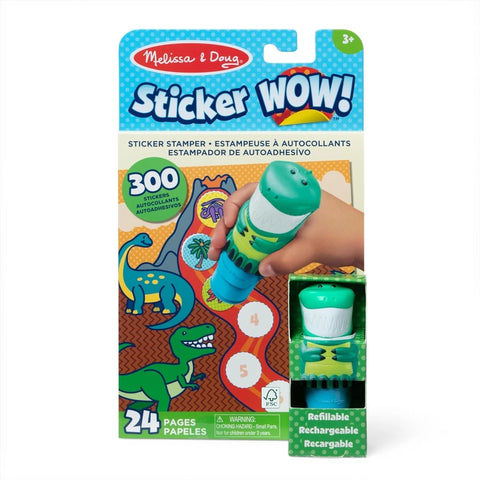 Sticker Wow! Activity Pad & Sticker Stamper- Dinosaur