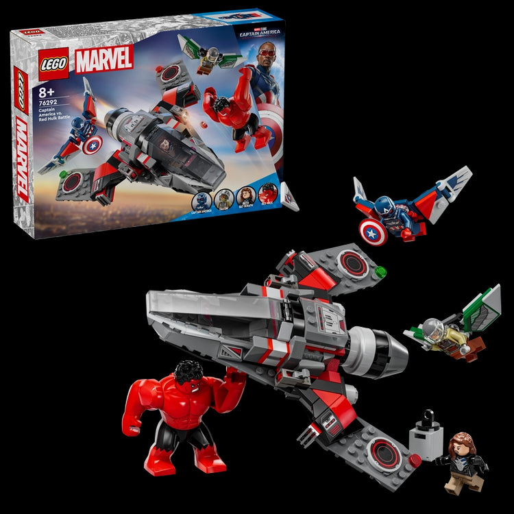 Captain America vs. Red Hulk Battle- 223 Pcs