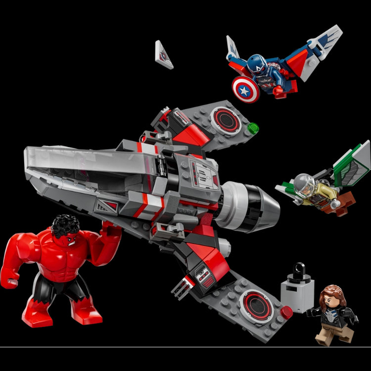 Captain America vs. Red Hulk Battle- 223 Pcs