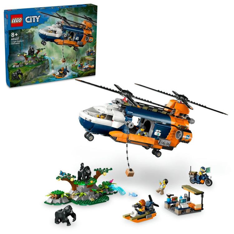 Jungle Explorer Helicopter at Base Camp- 881 Pcs